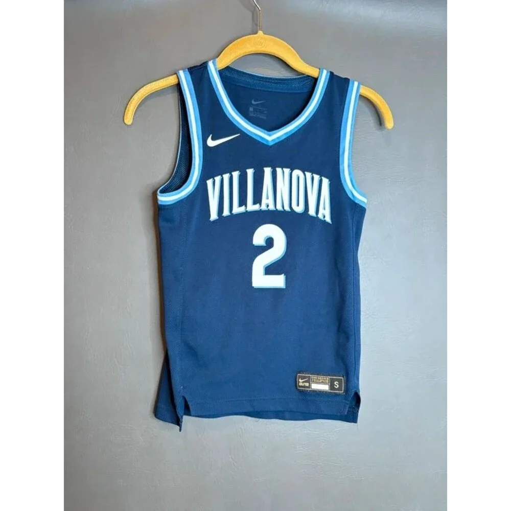 Nike Villanova Wildcats #2 Elite Basketball Jersey Youth Small Blue NCAA